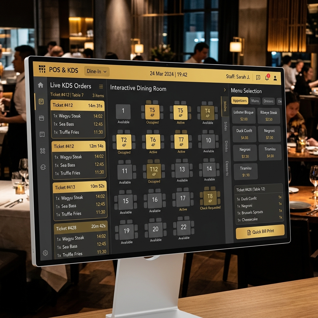 Logiciel de gestion pour restaurants, cafés & fast-foods