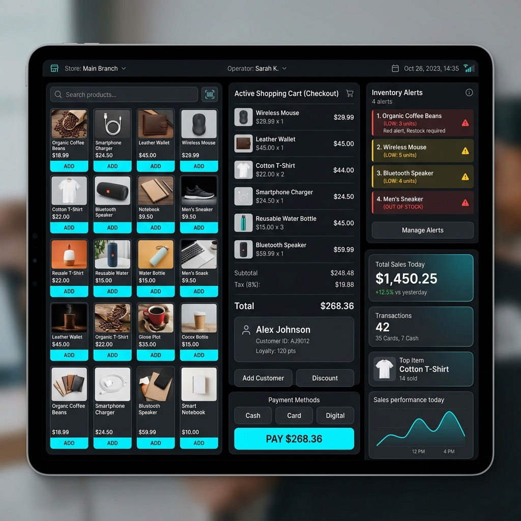 Logiciel de gestion de stock & caisse (POS)